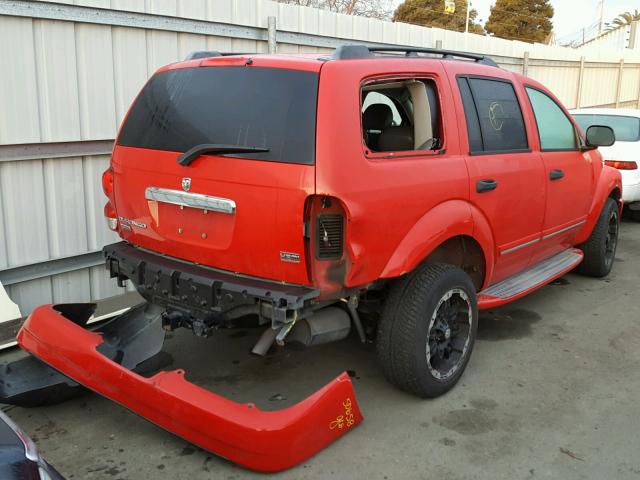 1D8HD58D65F530958 - 2005 DODGE DURANGO LI RED photo 4