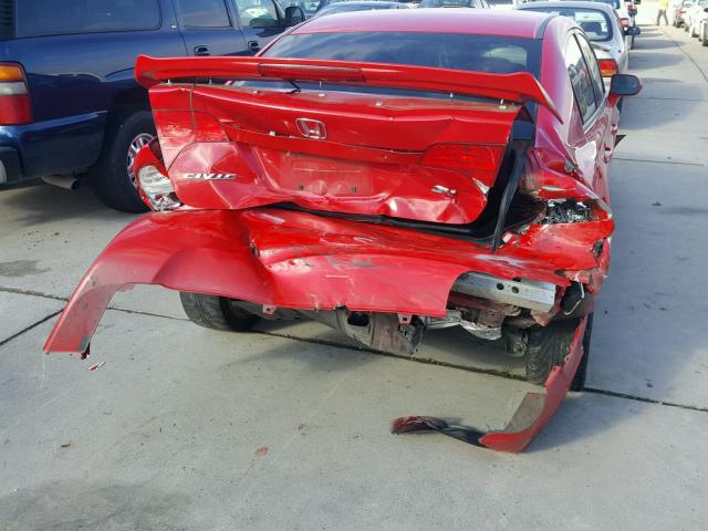 2HGFA55517H705292 - 2007 HONDA CIVIC SI RED photo 9