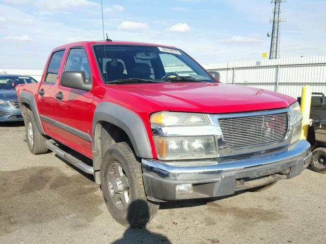 1GTDT136968119240 - 2006 GMC CANYON RED photo 1