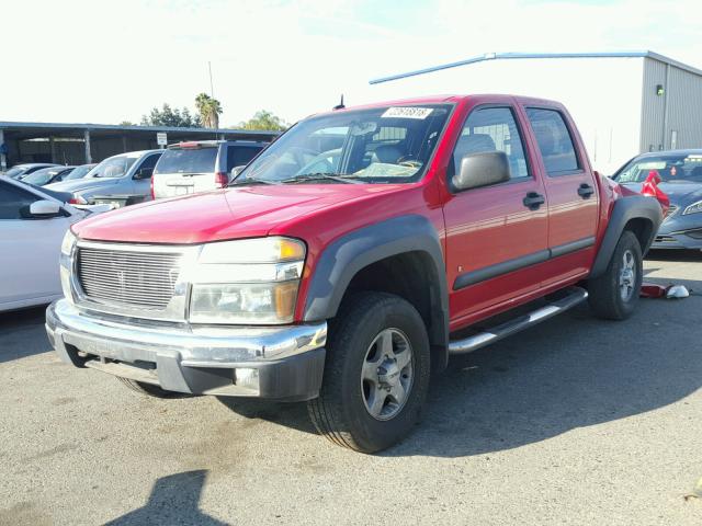 1GTDT136968119240 - 2006 GMC CANYON RED photo 2