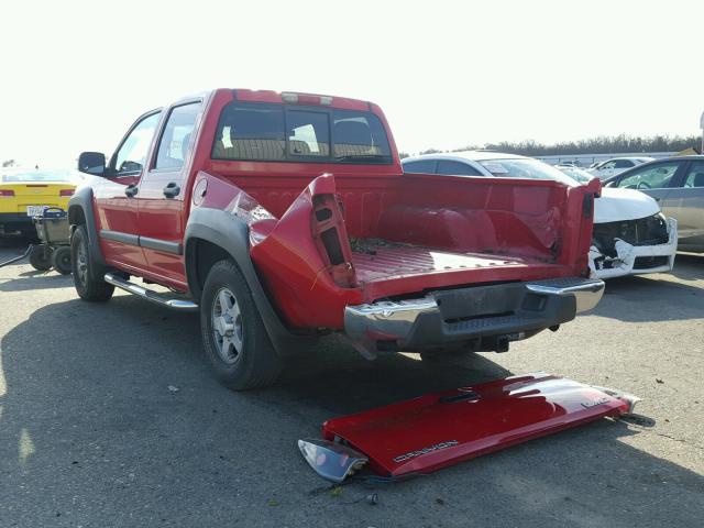 1GTDT136968119240 - 2006 GMC CANYON RED photo 3