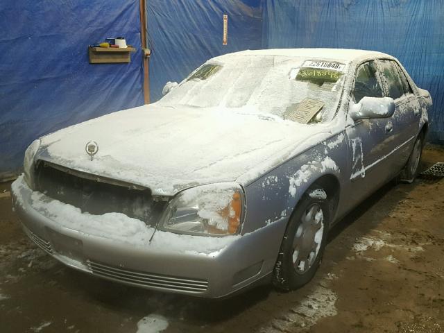 1G6KD54Y01U204868 - 2001 CADILLAC DEVILLE SILVER photo 2