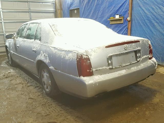 1G6KD54Y01U204868 - 2001 CADILLAC DEVILLE SILVER photo 3