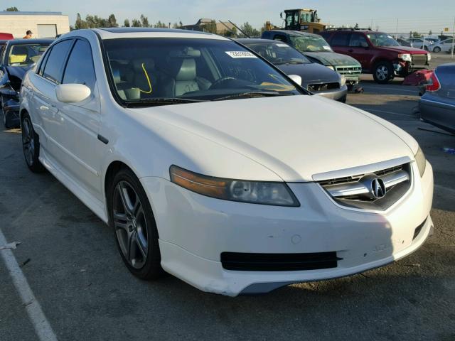 19UUA66254A032616 - 2004 ACURA TL WHITE photo 1