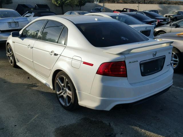 19UUA66254A032616 - 2004 ACURA TL WHITE photo 3