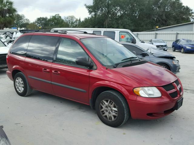 1D4GP25R93B237546 - 2003 DODGE CARAVAN SE MAROON photo 9