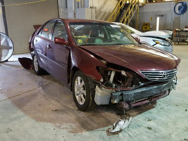 4T1BF32K25U101818 - 2005 TOYOTA CAMRY LE RED photo 1