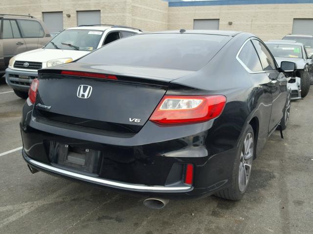 1HGCT2B81DA003865 - 2013 HONDA ACCORD EXL BLACK photo 4