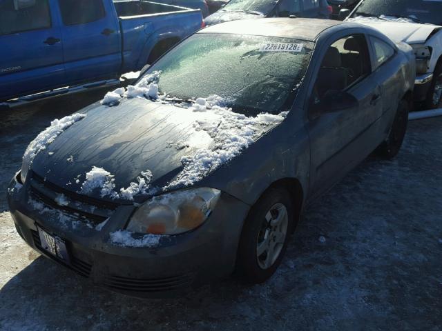 1G1AK15F567604993 - 2006 CHEVROLET COBALT LS GRAY photo 2