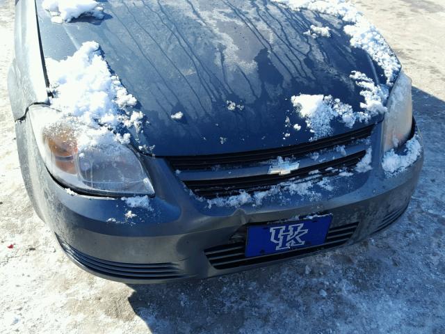 1G1AK15F567604993 - 2006 CHEVROLET COBALT LS GRAY photo 9