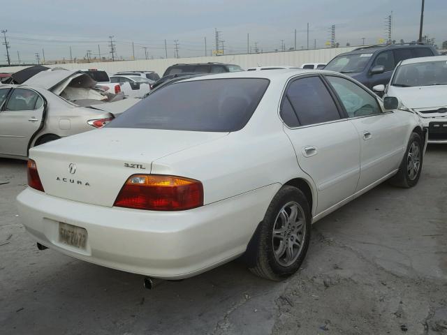 19UUA5676YA029834 - 2000 ACURA 3.2TL WHITE photo 4