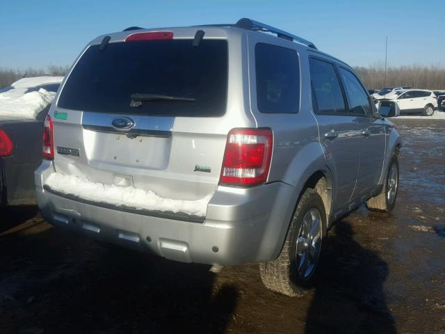 1FMCU0EG8AKA54042 - 2010 FORD ESCAPE LIM SILVER photo 4