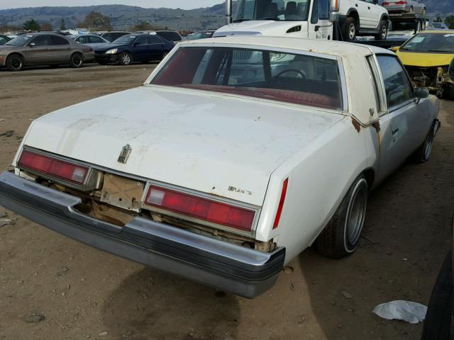 4J47H9Z149906 - 1979 BUICK REGAL WHITE photo 4