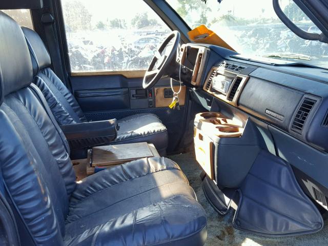 1GDDM19W1PB531205 - 1993 GMC SAFARI XT BLUE photo 5