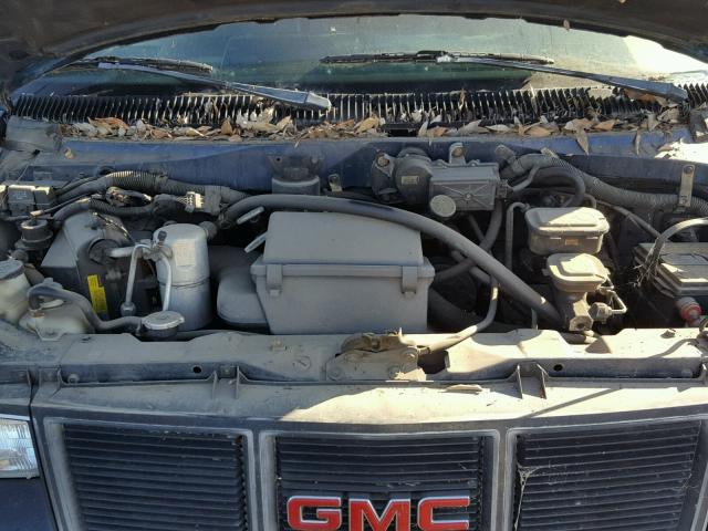 1GDDM19W1PB531205 - 1993 GMC SAFARI XT BLUE photo 7