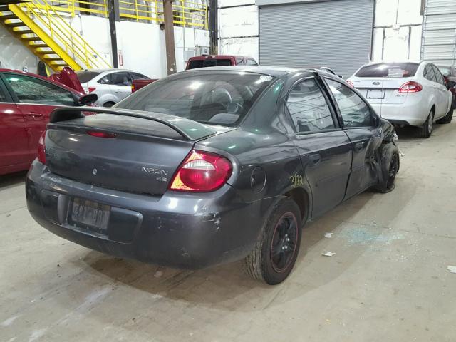 1B3ES26C73D115643 - 2003 DODGE NEON SE GRAY photo 4