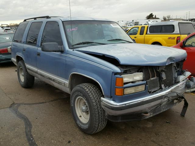 1GKEK13KXSJ742460 - 1995 GMC YUKON BLUE photo 1