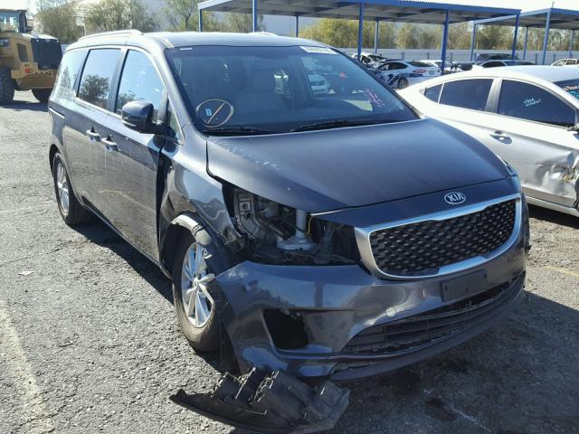 KNDMB5C14G6098017 - 2016 KIA SEDONA LX GRAY photo 1