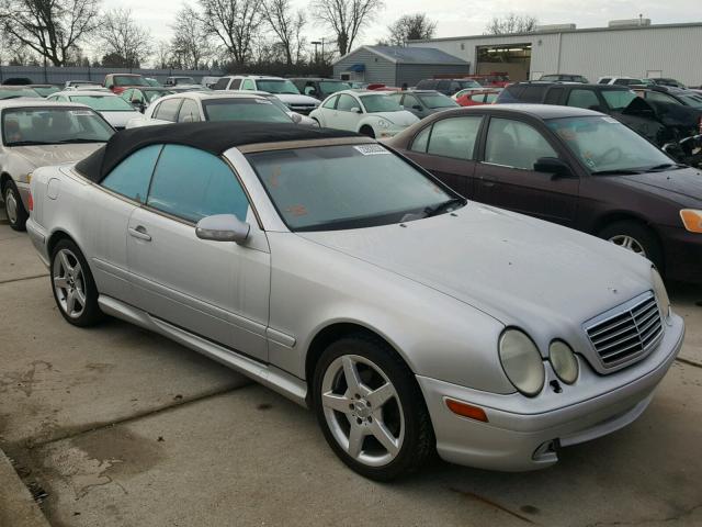 WDBLK70G61T055645 - 2001 MERCEDES-BENZ CLK 430 SILVER photo 1