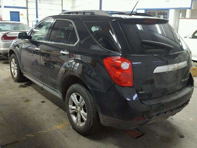 2GNFLGEK1D6315494 - 2013 CHEVROLET EQUINOX LT BLACK photo 3