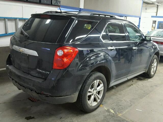 2GNFLGEK1D6315494 - 2013 CHEVROLET EQUINOX LT BLACK photo 4