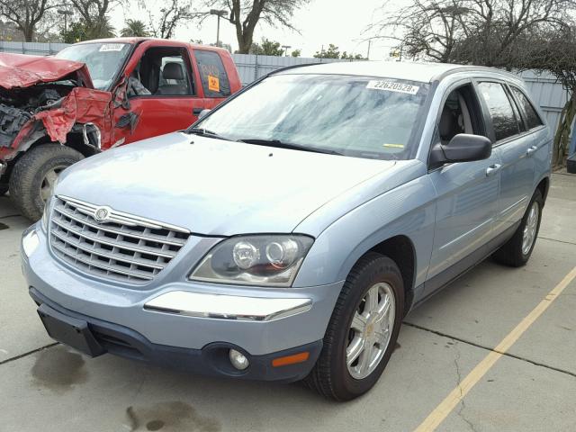 2C8GM68434R290595 - 2004 CHRYSLER PACIFICA BLUE photo 2