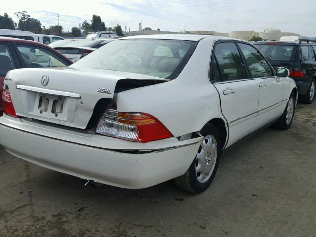 JH4KA965XYC004787 - 2000 ACURA 3.5RL WHITE photo 4