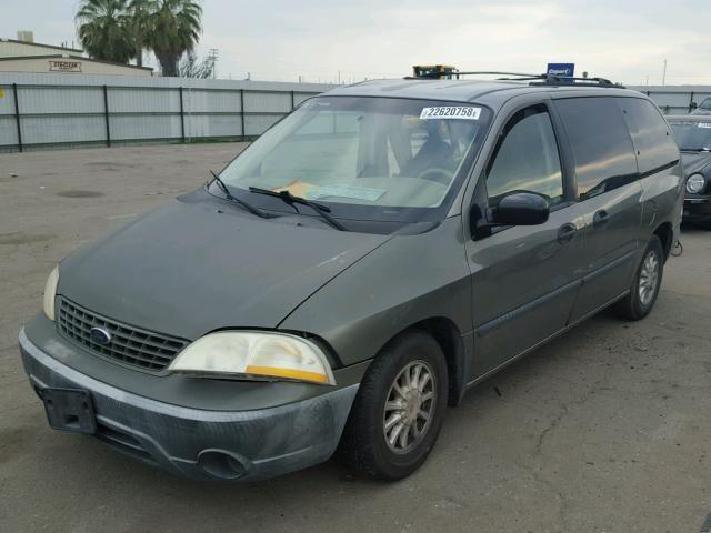 2FMZA514X1BA43128 - 2001 FORD WINDSTAR L GREEN photo 2