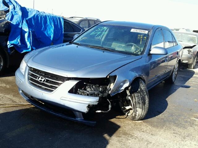 5NPET4AC1AH657956 - 2010 HYUNDAI SONATA GLS BLUE photo 2