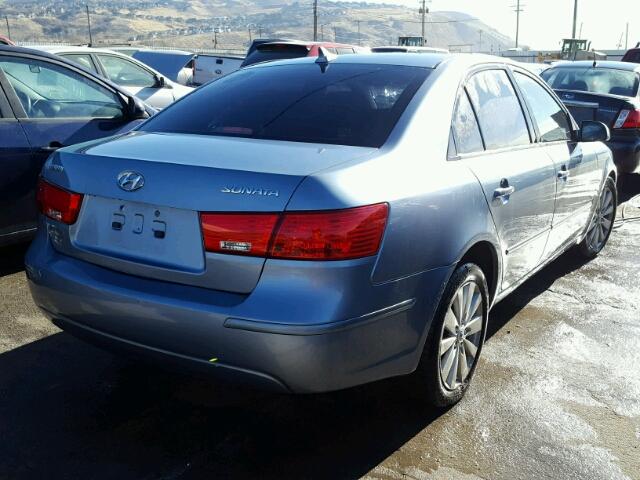 5NPET4AC1AH657956 - 2010 HYUNDAI SONATA GLS BLUE photo 4