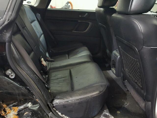 4S4BP62C667342952 - 2006 SUBARU LEGACY OUT BLACK photo 6