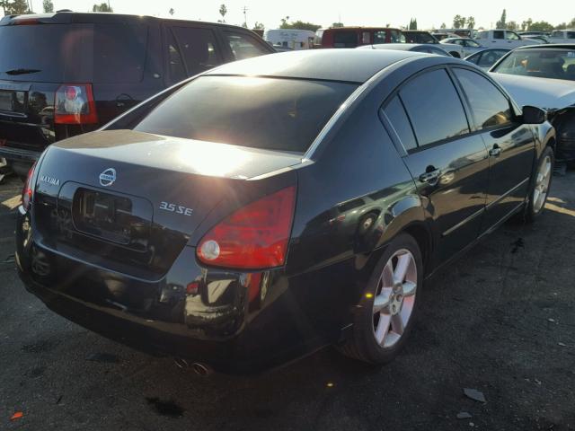 1N4BA41E46C824006 - 2006 NISSAN MAXIMA SE BLACK photo 4