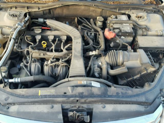 3FAHP06Z98R166152 - 2008 FORD FUSION S SILVER photo 7