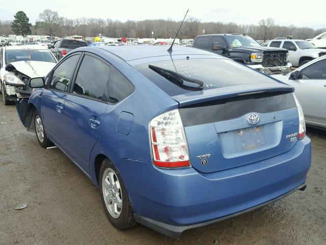 JTDKB20U967061431 - 2006 TOYOTA PRIUS BLUE photo 3