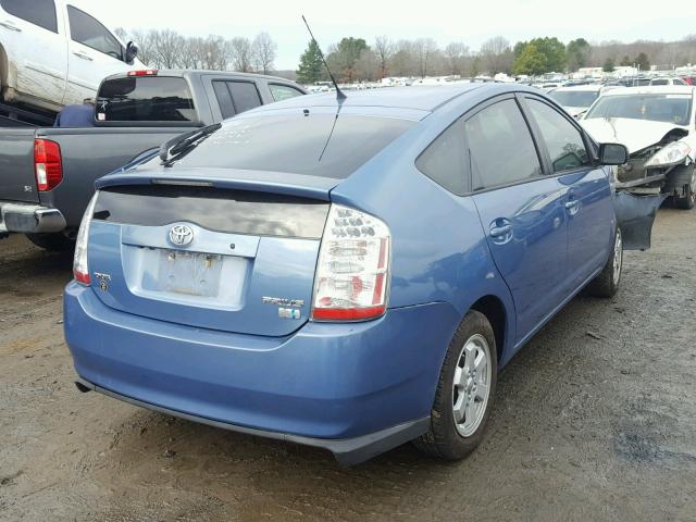 JTDKB20U967061431 - 2006 TOYOTA PRIUS BLUE photo 4