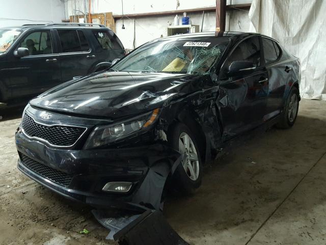 5XXGM4A73EG341808 - 2014 KIA OPTIMA LX BLACK photo 2