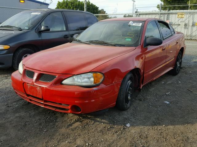 1G2NF52F64M523013 - 2004 PONTIAC GRAND AM S RED photo 2