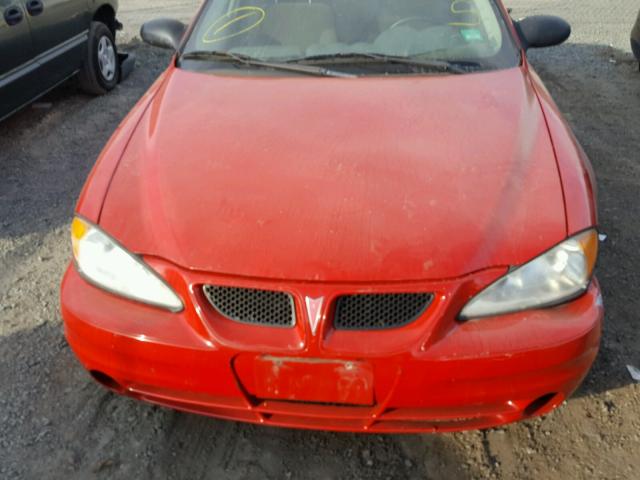 1G2NF52F64M523013 - 2004 PONTIAC GRAND AM S RED photo 9