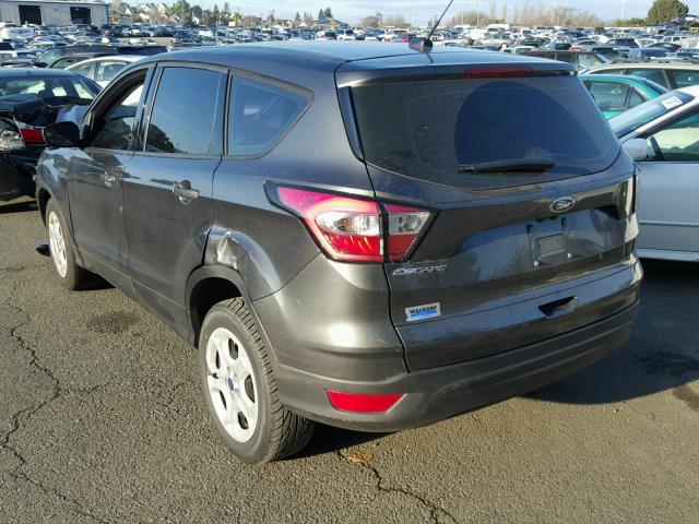 1FMCU0F78HUE25648 - 2017 FORD ESCAPE S GRAY photo 3