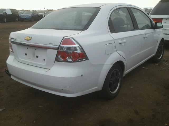 KL1TD56647B134011 - 2007 CHEVROLET AVEO BASE Ağ foto 4
