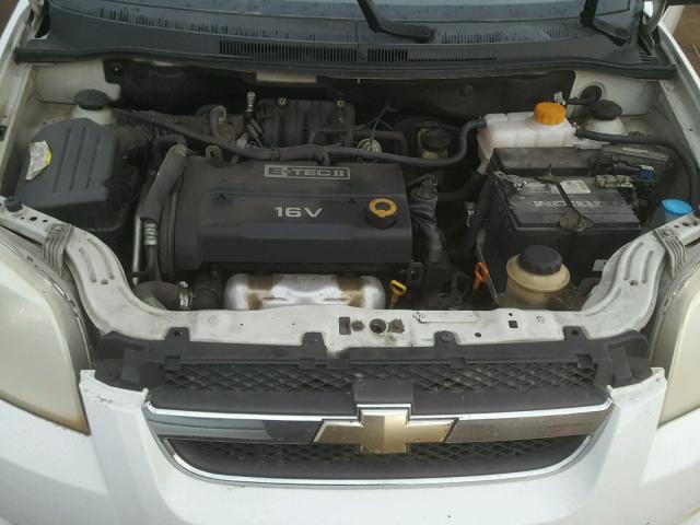 KL1TD56647B134011 - 2007 CHEVROLET AVEO BASE Ağ foto 7