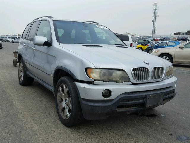 5UXFB33522LH39161 - 2002 BMW X5 4.4I SILVER photo 1