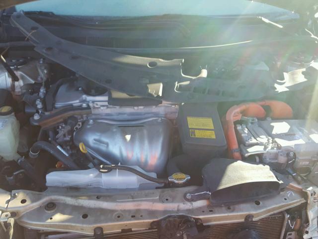 4T1BD1FK8CU002230 - 2012 TOYOTA CAMRY HYBR TAN photo 7