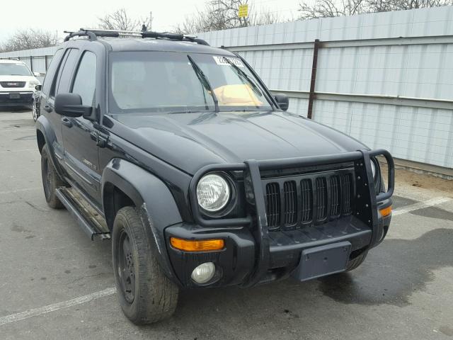 1J4GL58K02W296690 - 2002 JEEP LIBERTY LI BLACK photo 1