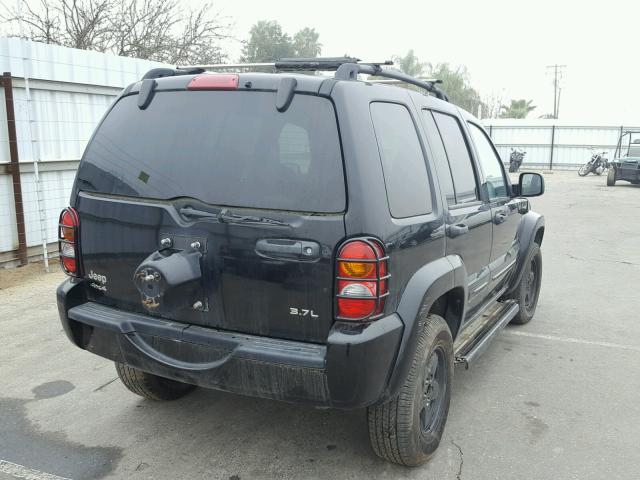 1J4GL58K02W296690 - 2002 JEEP LIBERTY LI BLACK photo 4
