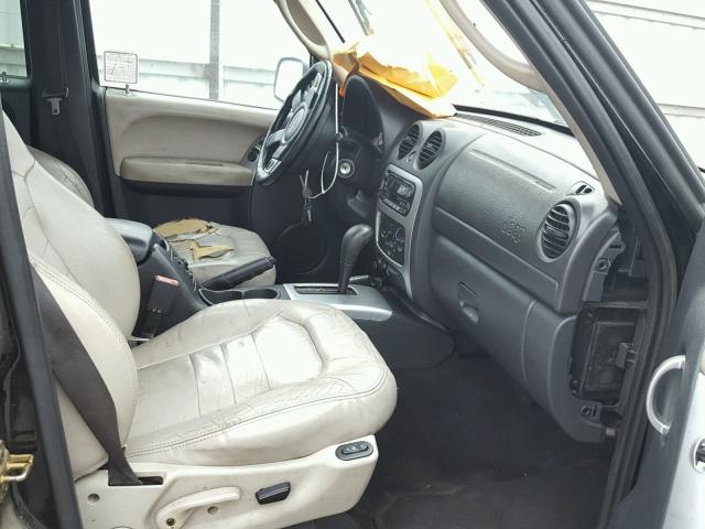 1J4GL58K02W296690 - 2002 JEEP LIBERTY LI BLACK photo 5