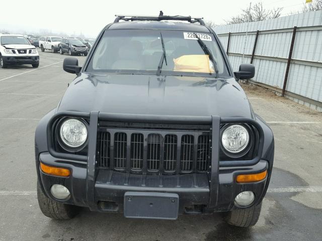 1J4GL58K02W296690 - 2002 JEEP LIBERTY LI BLACK photo 9