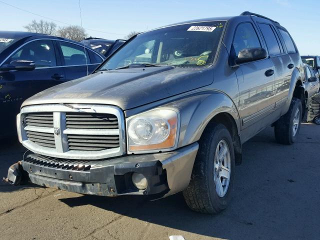 1D4HB48N14F131500 - 2004 DODGE DURANGO SL TAN photo 2