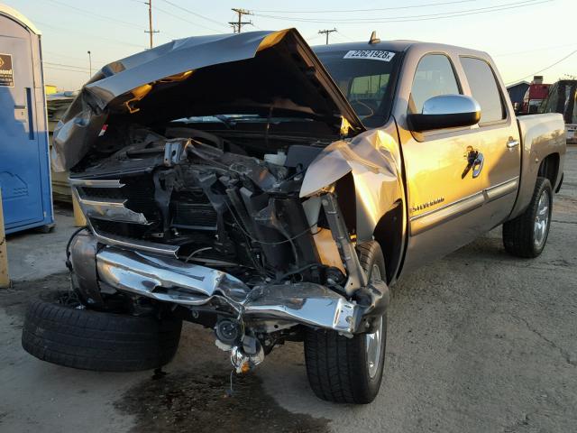 3GCEC23J99G251573 - 2009 CHEVROLET SILVERADO GRAY photo 2