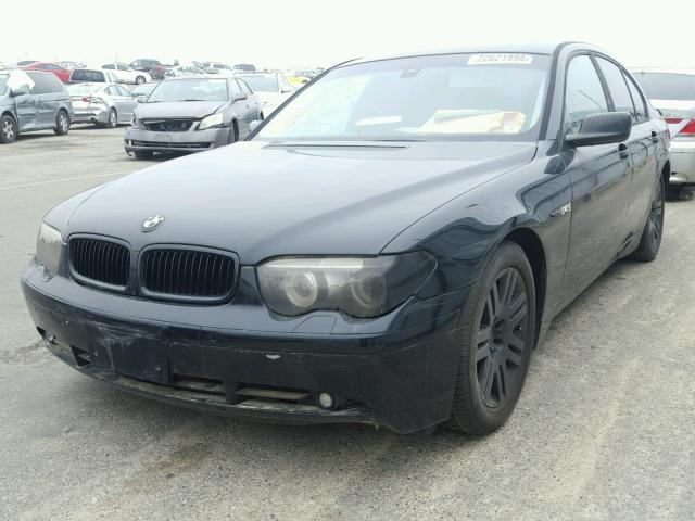 WBAGL63535DP75163 - 2005 BMW 745 I BLACK photo 2